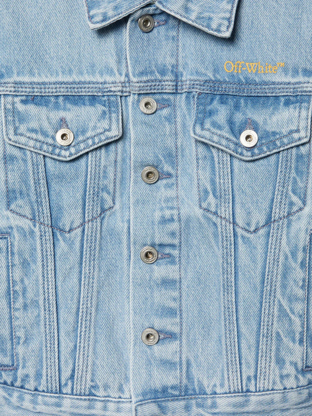 Diagonal Bookish OFF-WHITE™ denim jacket