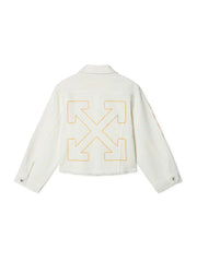Diagonal bookish OFF-WHITE™ denim jacket