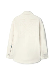 White Arrow Padded OFF-WHITE™ Overshirt