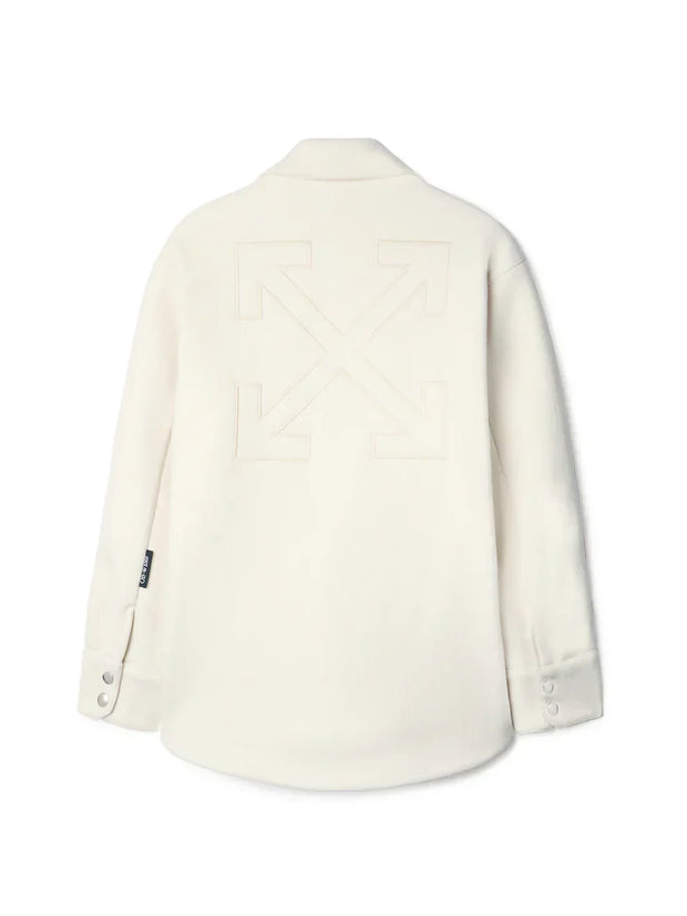White Arrow Padded OFF-WHITE™ Overshirt