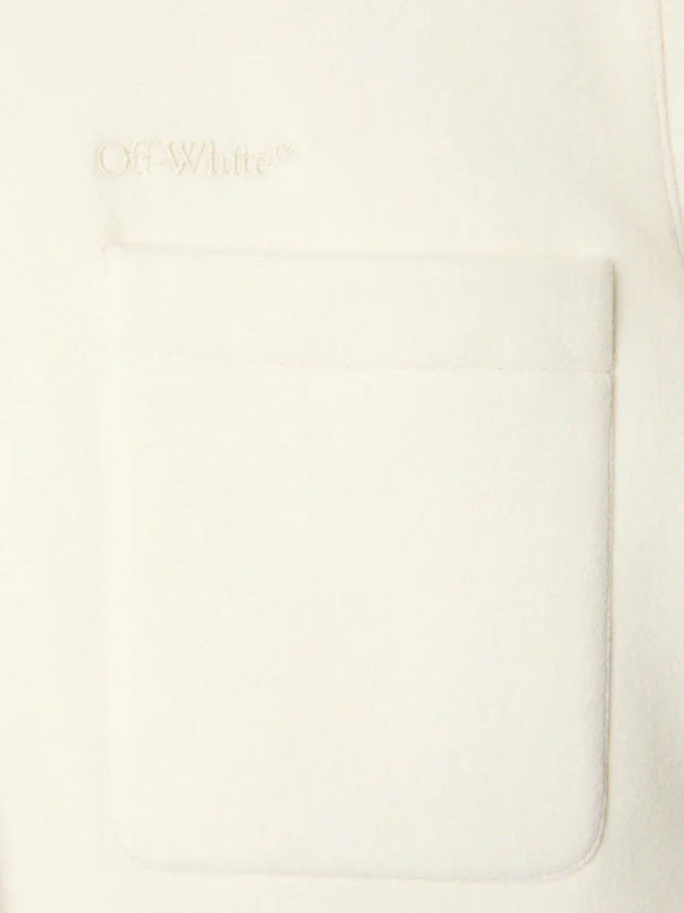 White Arrow Padded OFF-WHITE™ Overshirt